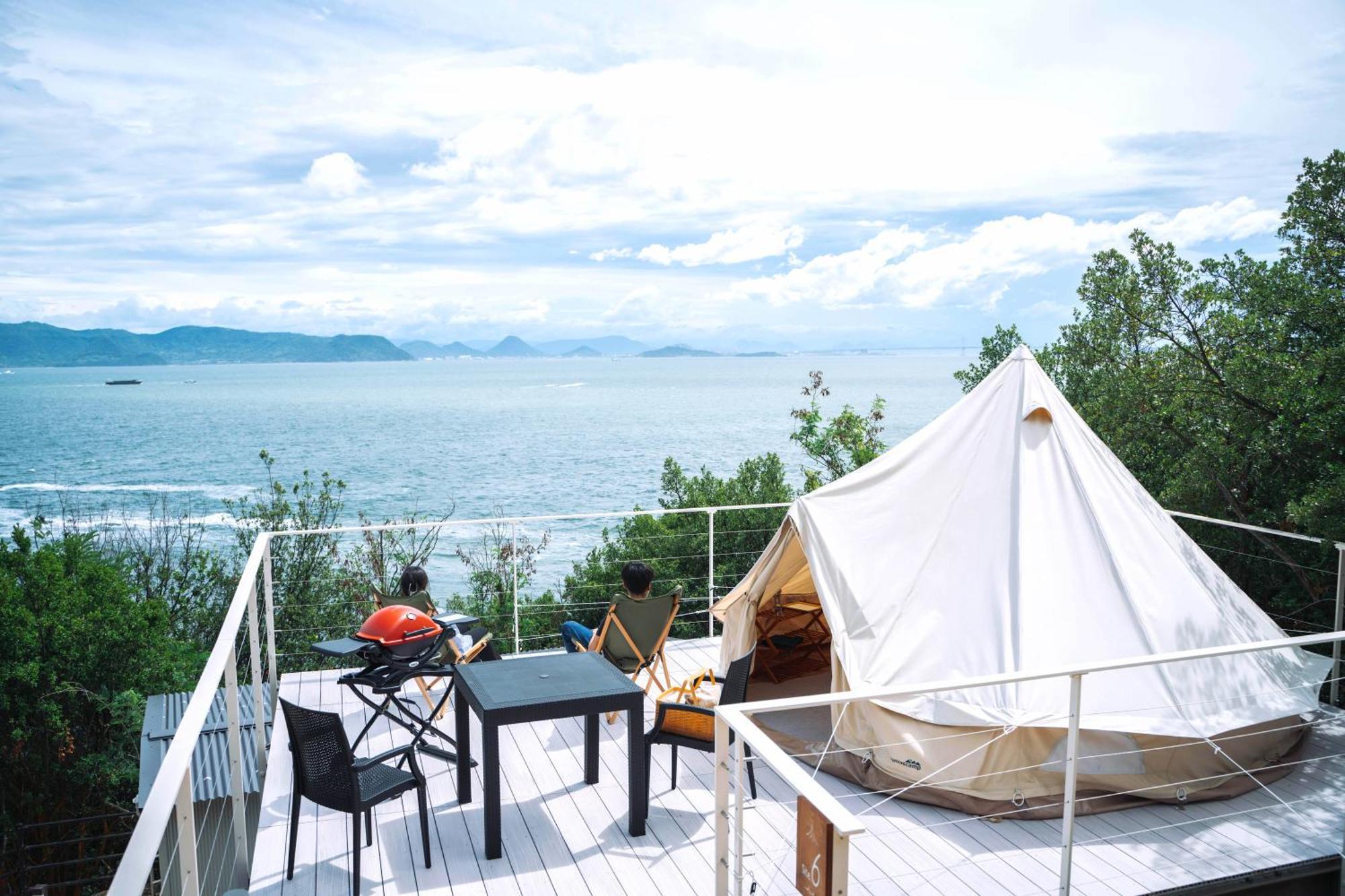 てんとうみ 渋川海岸グランピング Tentoumi Shibukawa Beach Glamping Tamano Bagian luar foto